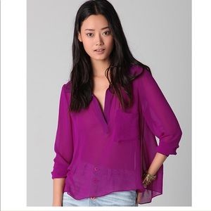 Rory Beca Sheer long sleeve blouse